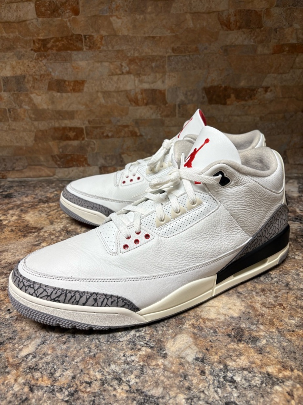 Nike Air Jordan Retro 3 White Cement Reimagined DN3707-10 Size 18